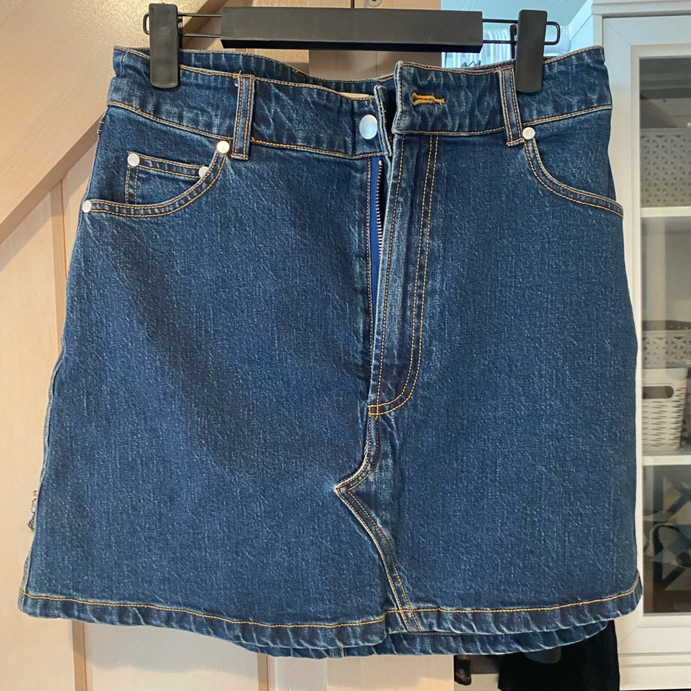 Anthropologie Denim Skirt Pilcro